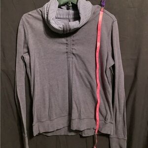 lululemon reversible Cowl Neck Sweater NO SIZE TAG. See Pit to pit about 20.